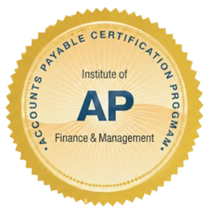 Accounts Payable certification badge